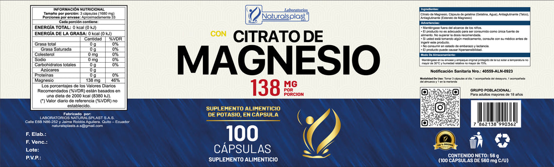 CITRATO DE MAGNESIO